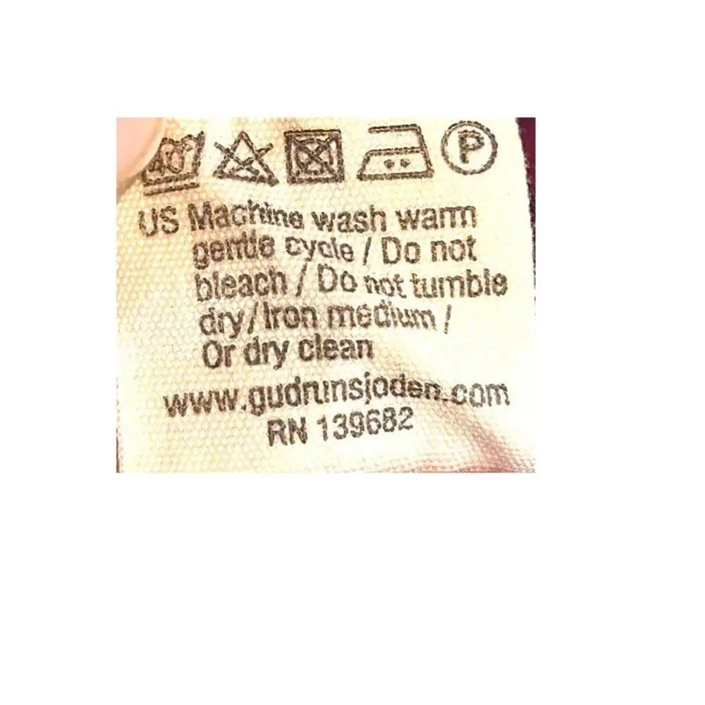 Gudrun Sjoden Tank Dress Pytte Sleeveless Lyocell Stretch Purple Polka Dot Sz M - Picture 12 of 12